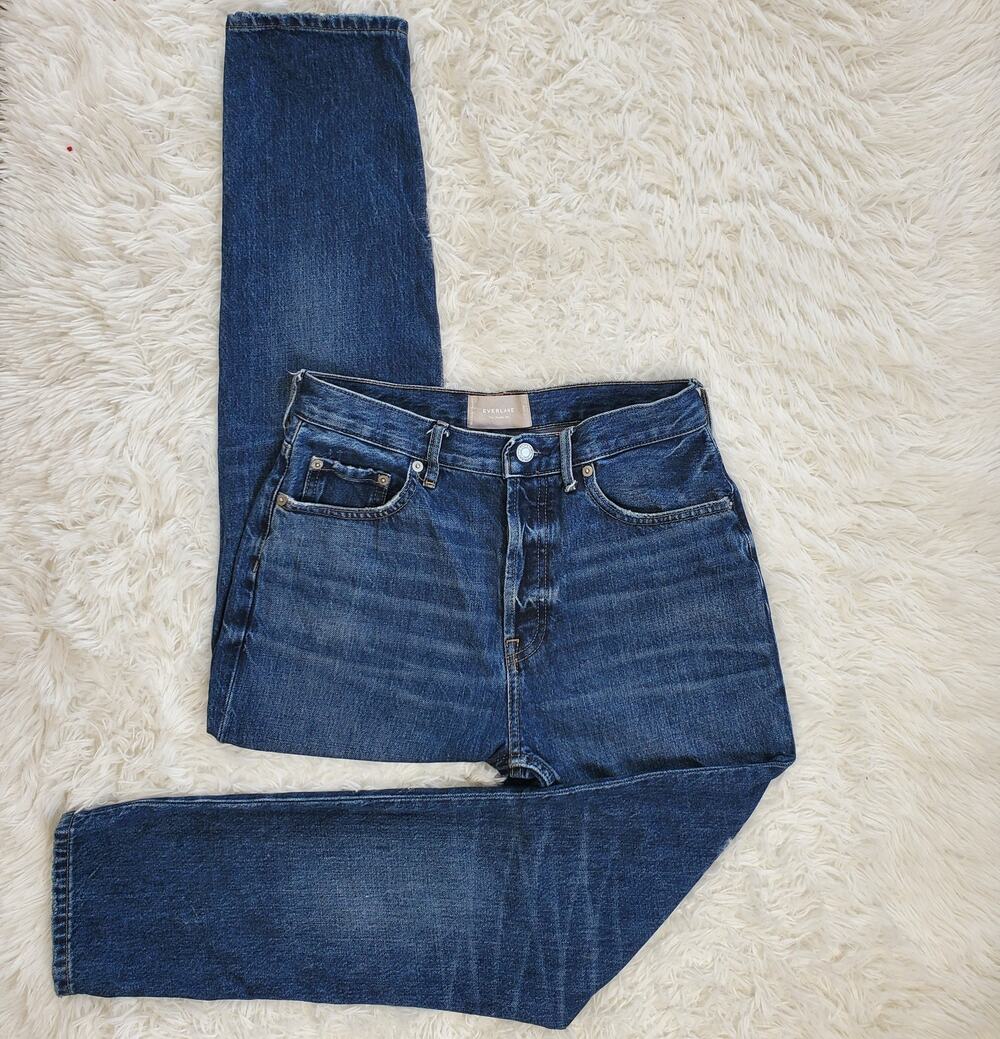 Everlane Cheeky Straight Crop Jeans Distressed 27 / 4